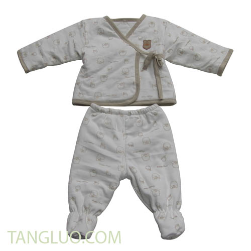 婴儿合同衫,婴儿内衣,婴儿和尚袍 111103-01