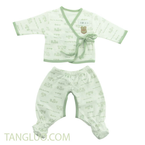 婴儿合同衫,婴儿内衣,婴儿和尚袍 111104-01